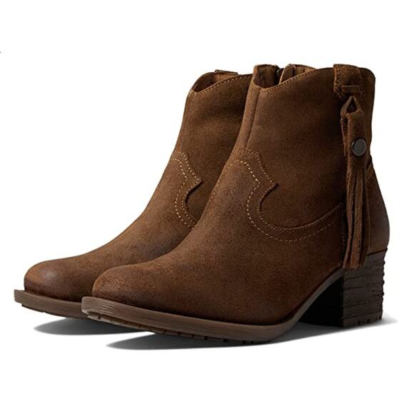 Born Shoes - Born Womens Alondra Western Boots US 10 M EU 42 Brown Leather NIB